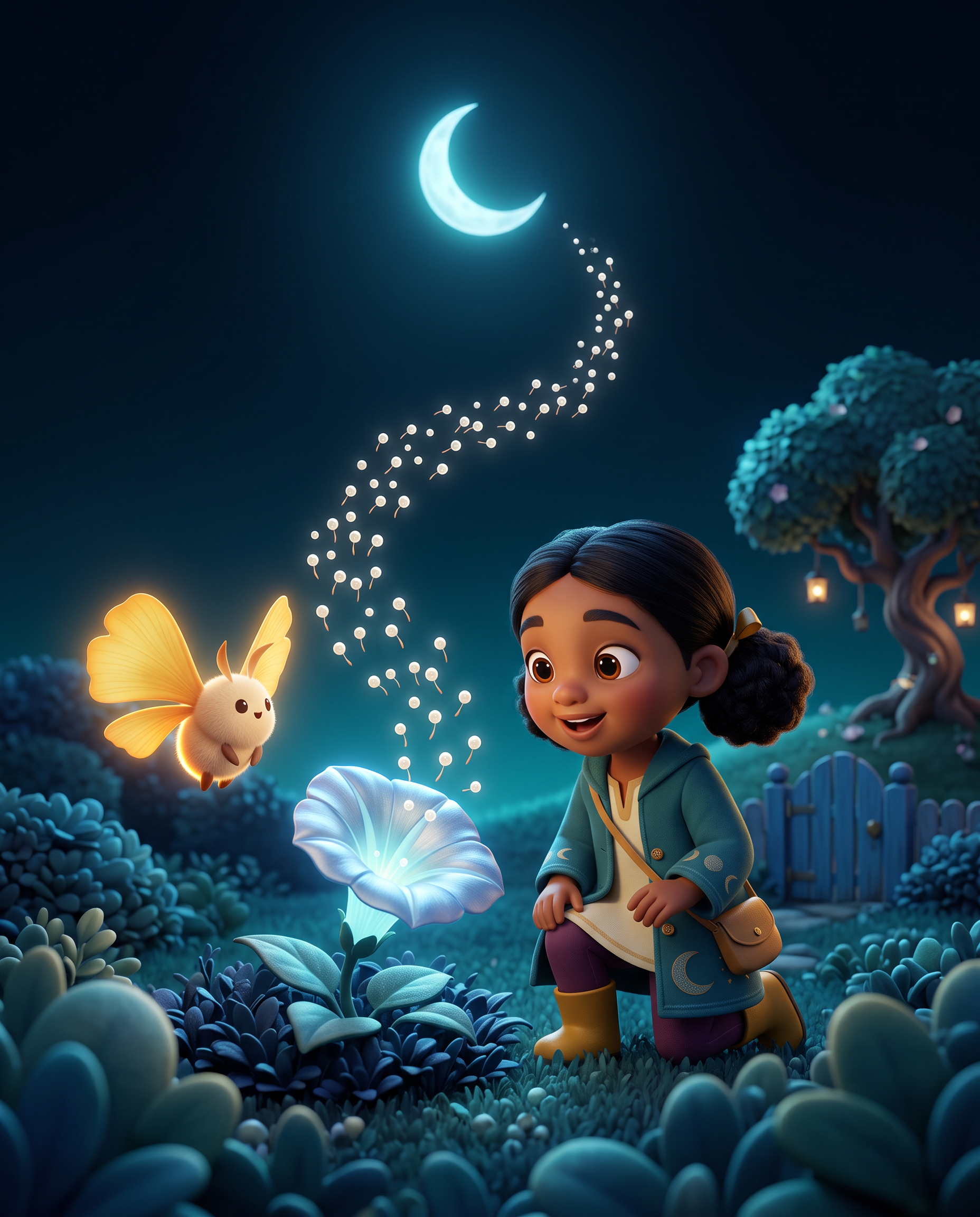 Mira and the Moonflower Promise book cover